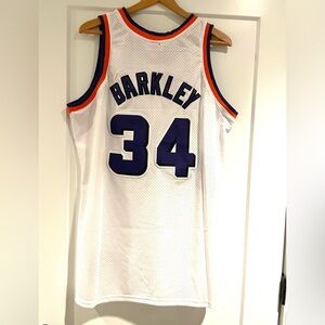 NWT CHARLES BARKLEY SUNS BASKETBALL JERSEY WHITE XXL MITCHELL & NESS